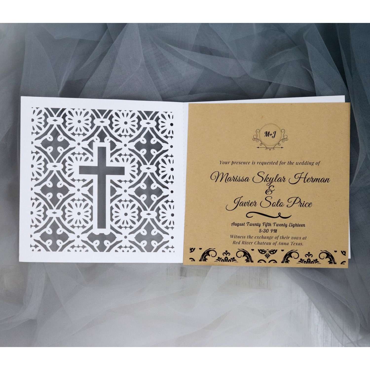 Cross Invitation Card Annual Meeting Invitation Card
